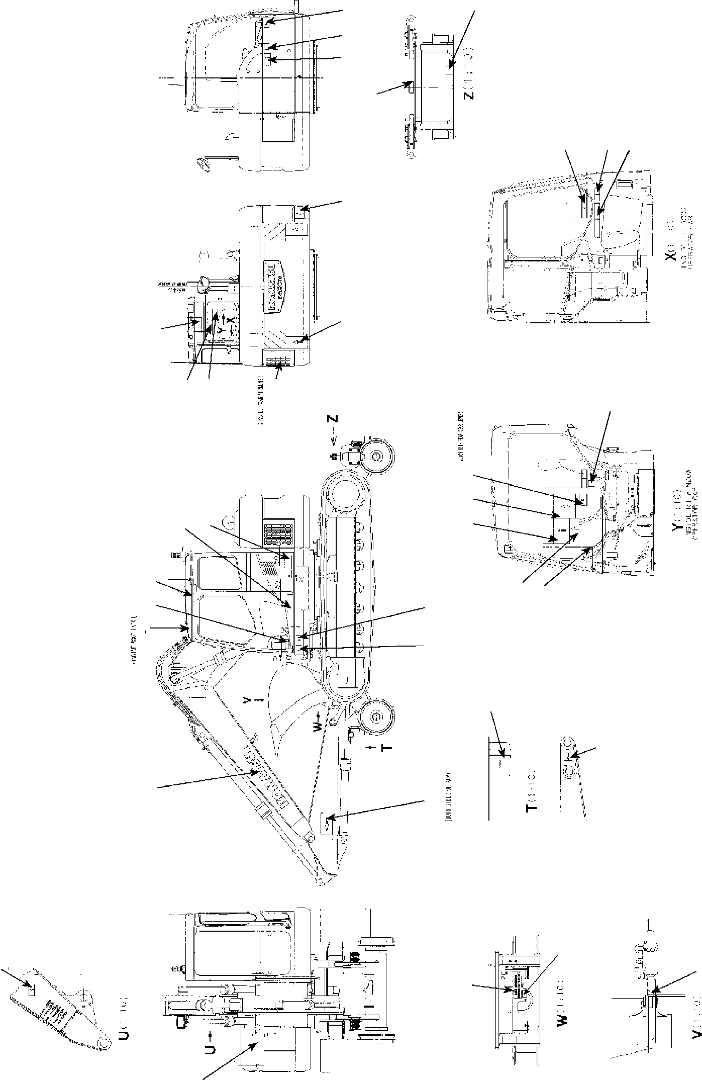 Наклейка 22B-914-K210 KOMATSU