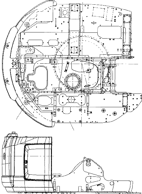 COUNTER WEIGHT 22B-914-7710 KOMATSU