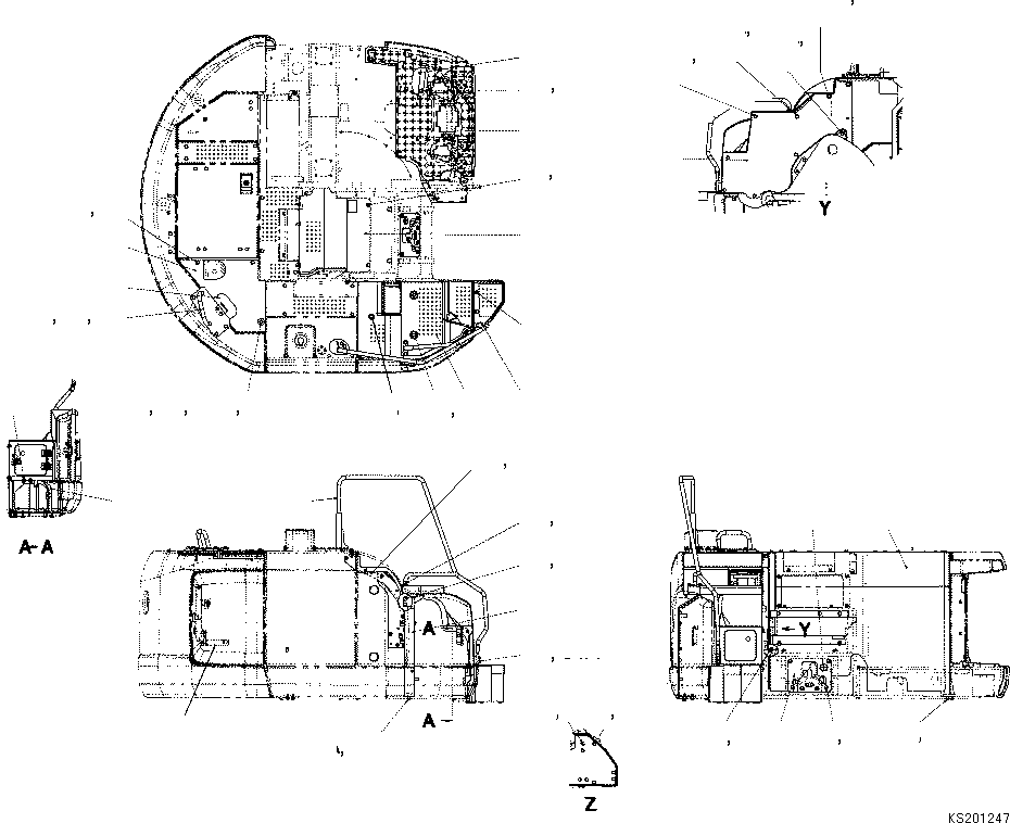 Крышка 22B-914-9710 KOMATSU