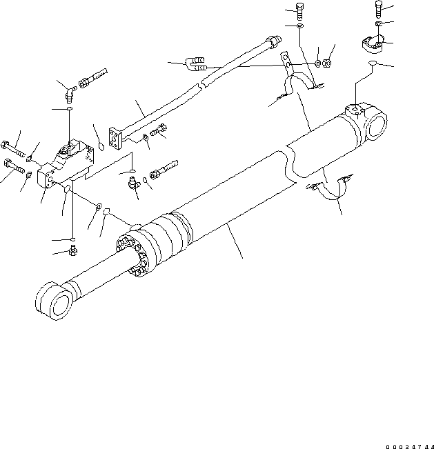 VALVE ASS'Y, (702-21-08041) KOMATSU
