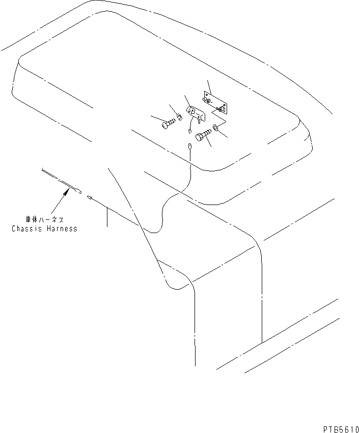 Кабель 20Y-06-29640 KOMATSU