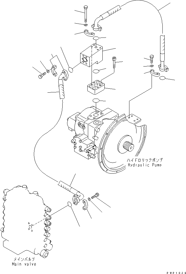 Шланг 07073-01006 KOMATSU