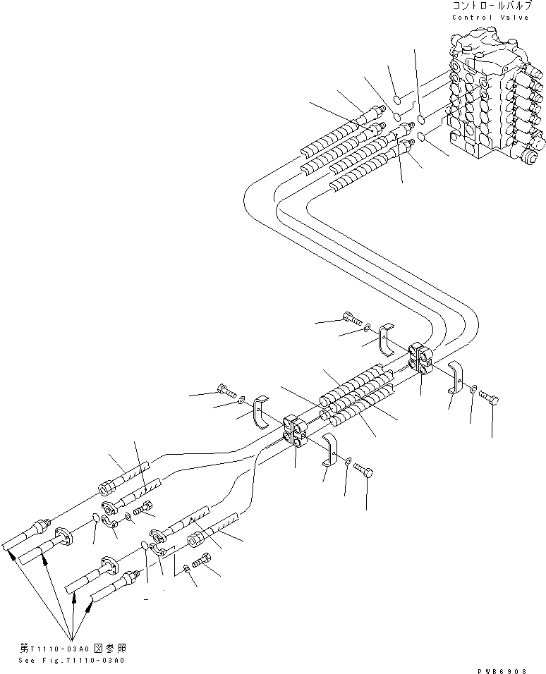 Шланг 21P-62-K2380 KOMATSU