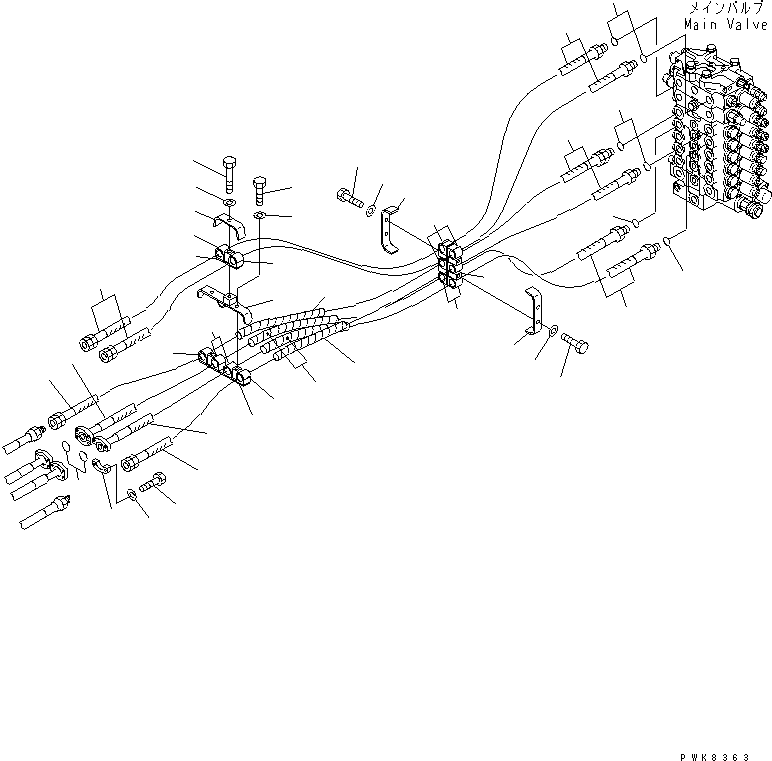 Пластина 21P-62-K3330 KOMATSU