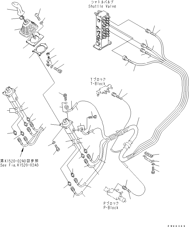 Шланг 20E-62-K2540 KOMATSU
