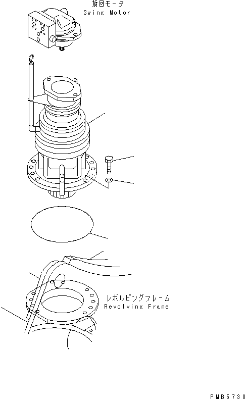 SWING MACHINERY A.,(SEE FIG.N1210-02A0) (21P-26-K1112) KOMATSU