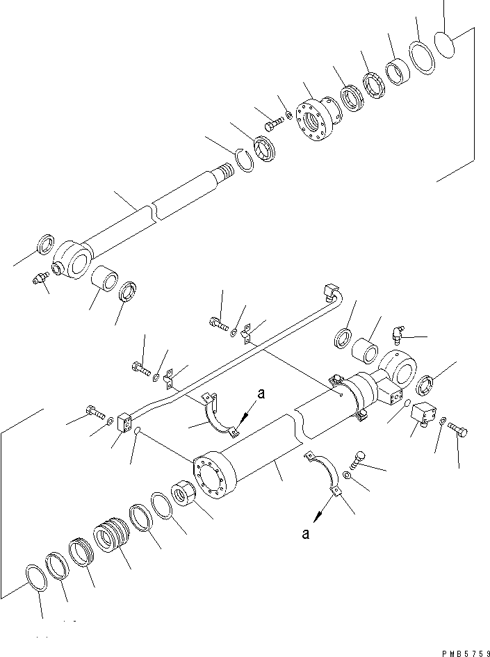 Трубка 21P-63-K2140 KOMATSU