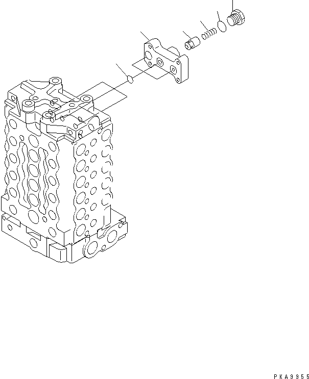 Клапан в сборе 723-30-81100 KOMATSU