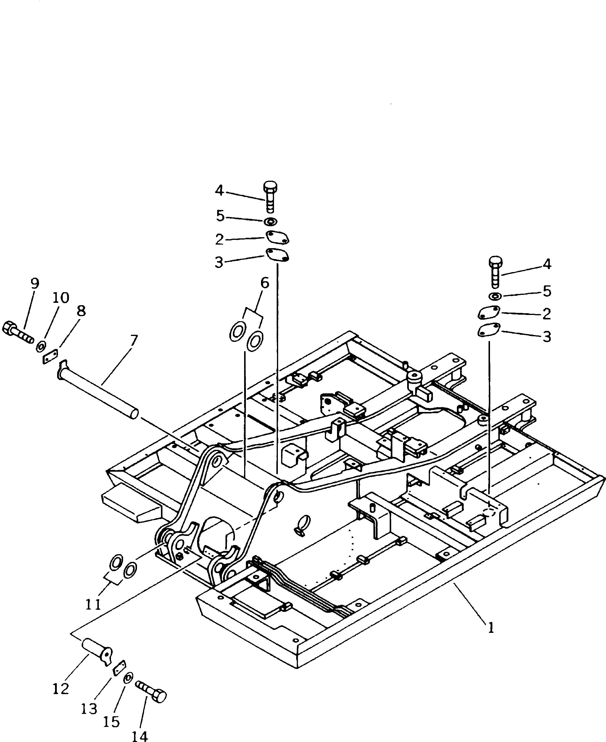 FRAME,REVOLVING 203-46-59312 KOMATSU