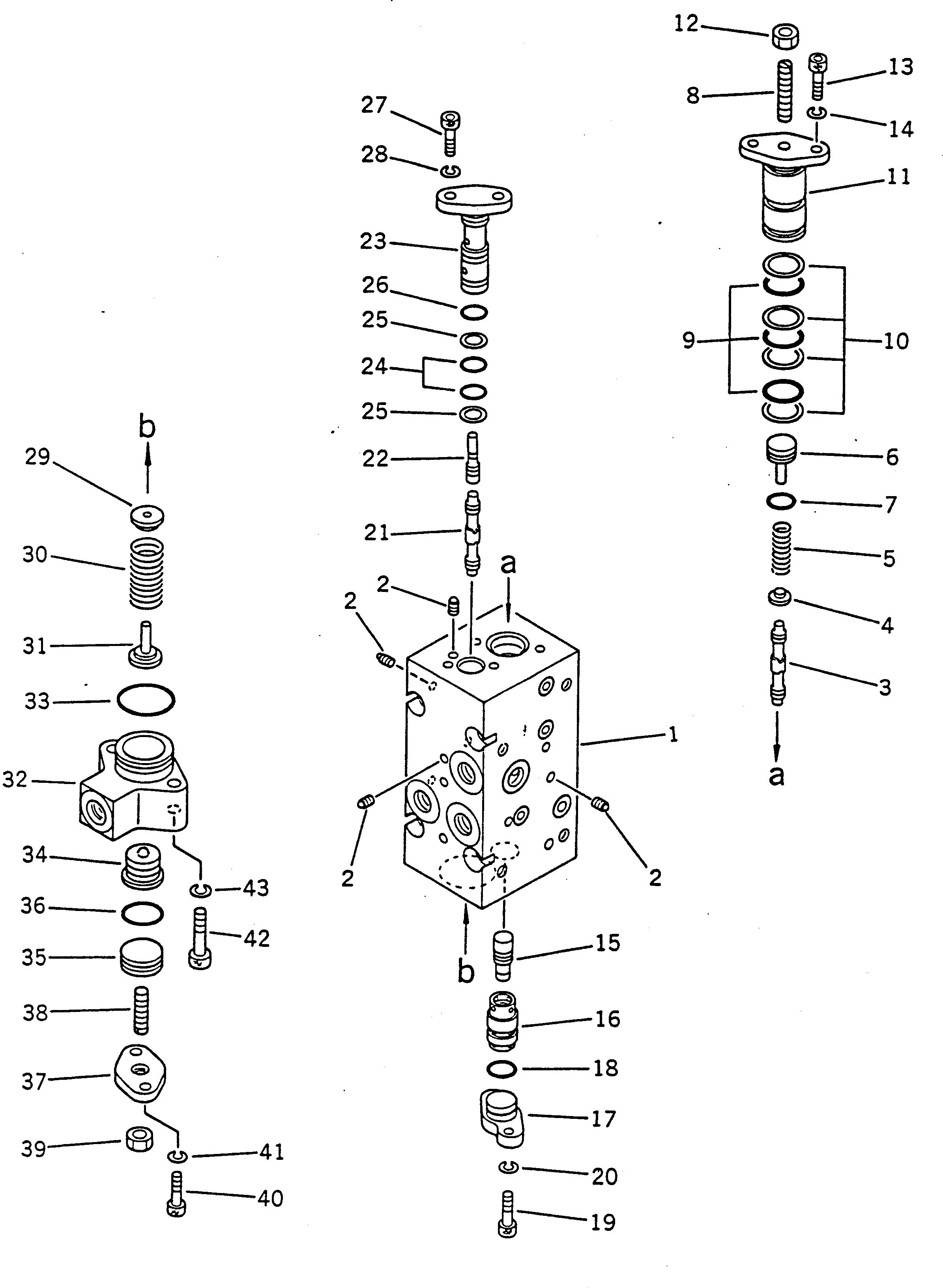 VALVE ASS'Y,C.O. AND N.C. 708-23-04711 KOMATSU