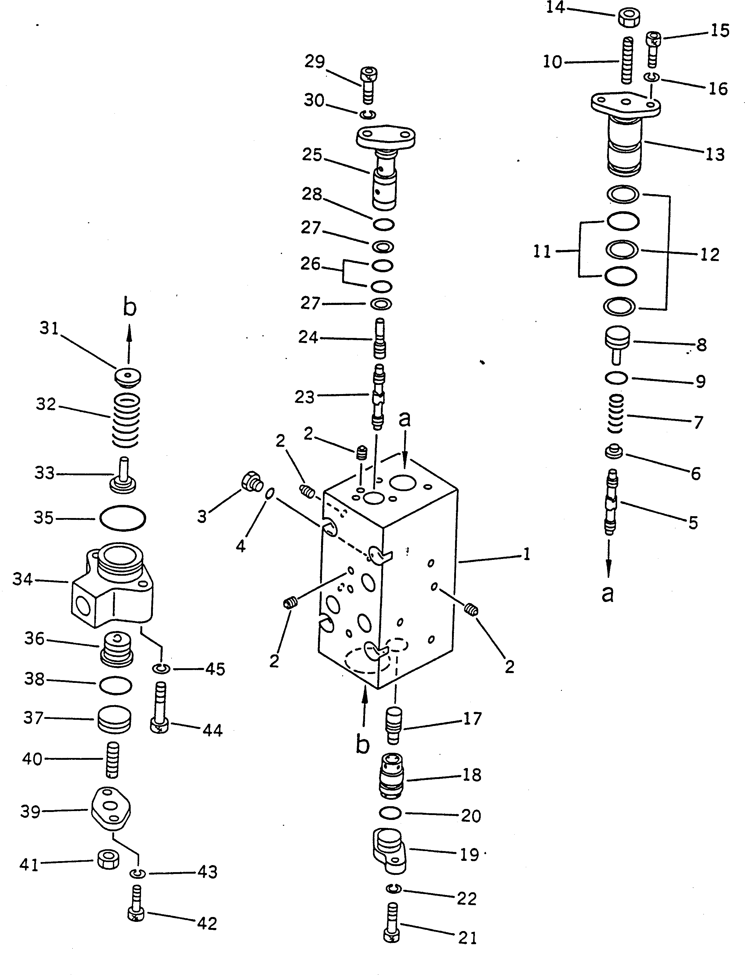 VALVE ASS'Y,C.O. AND N.C. 708-23-04811 KOMATSU