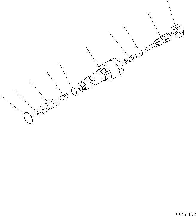 клапан в сборе 708-23-04311 KOMATSU