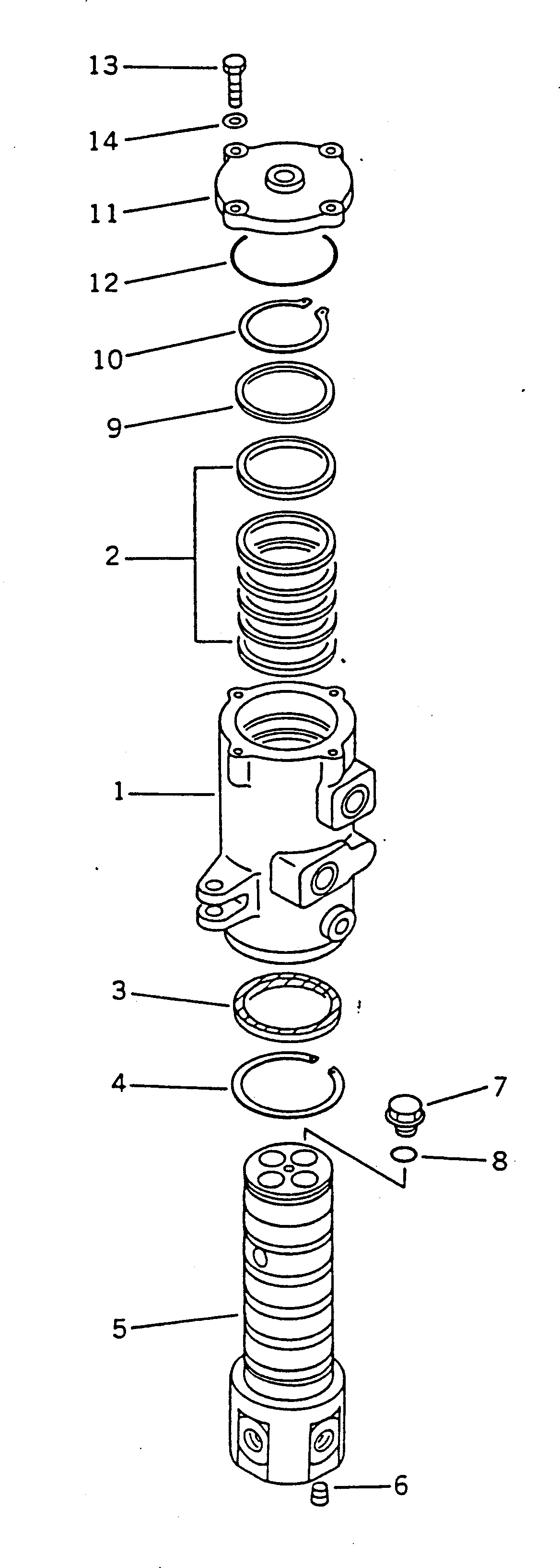 Поворотное соединение в сборе 703-08-33110 KOMATSU