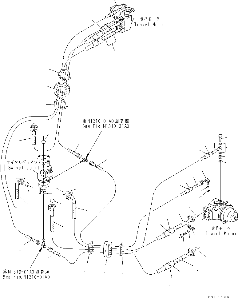 Шланг 21P-62-K4441 KOMATSU
