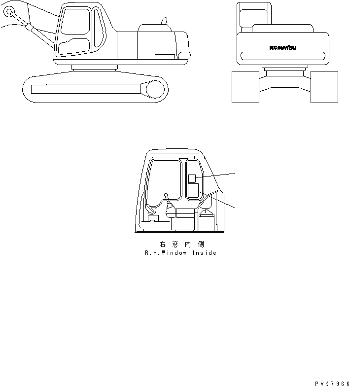 PLATE¤ CHART 21P-00-K1650 KOMATSU