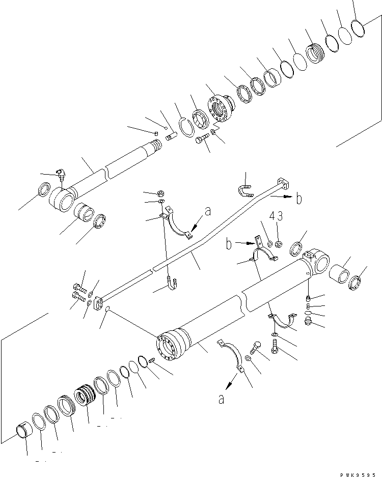 Трубка 21P-62-K4010 KOMATSU