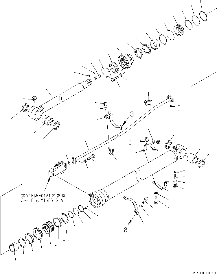 Трубка 21P-63-K3251 KOMATSU