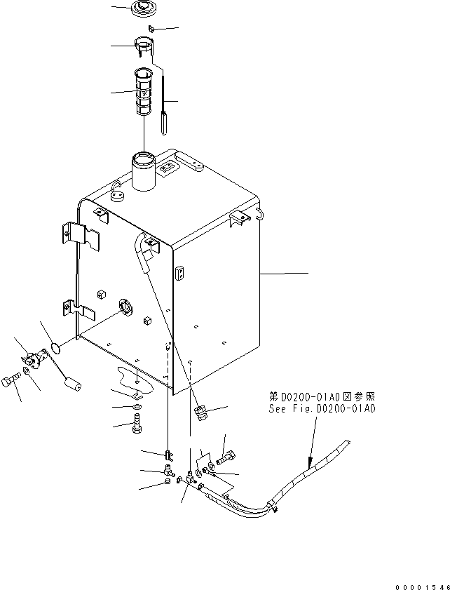 Бак 21K-04-72170 KOMATSU