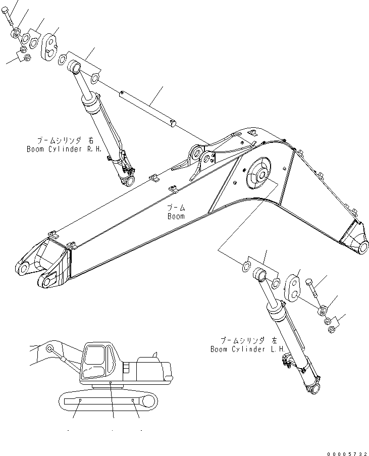 Палец 21K-70-71271 KOMATSU