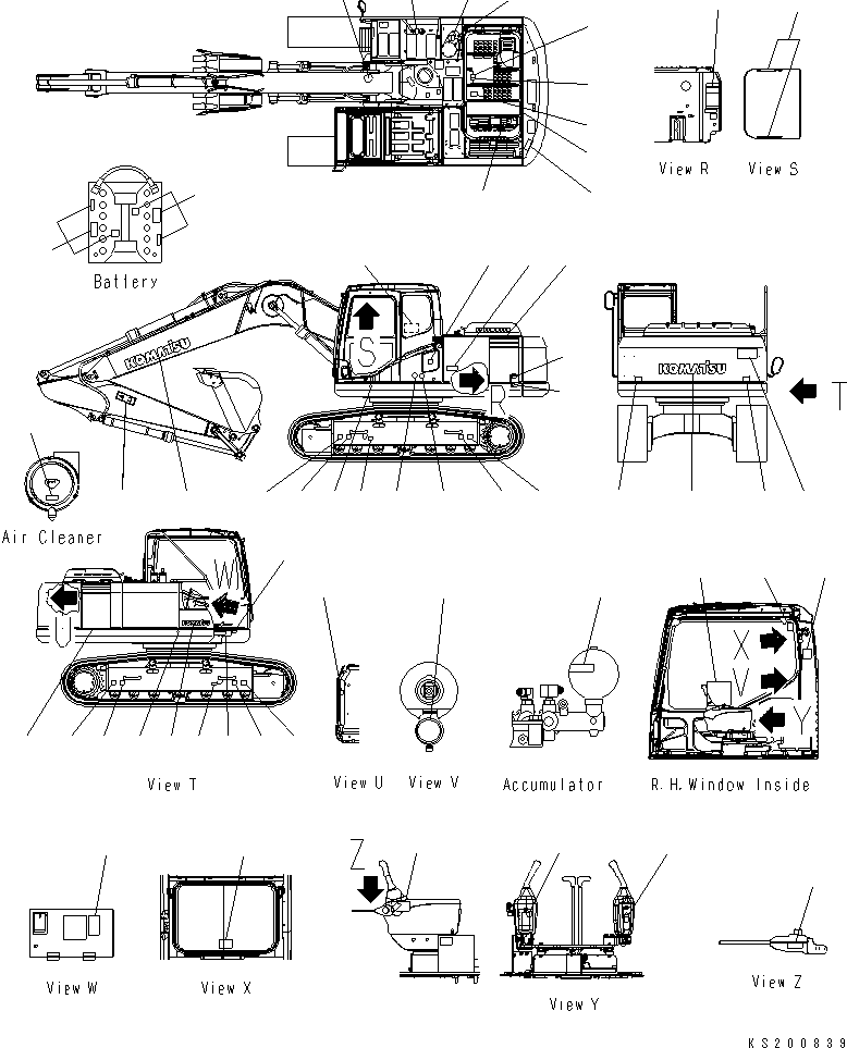 PLATE KIT 21K-00-K1312 KOMATSU