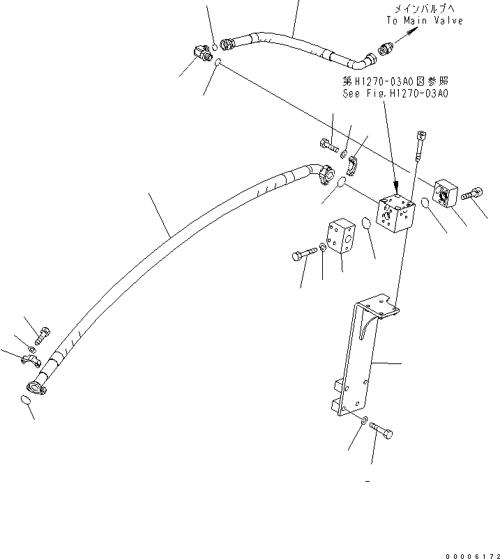 Шланг 02457-00606 KOMATSU