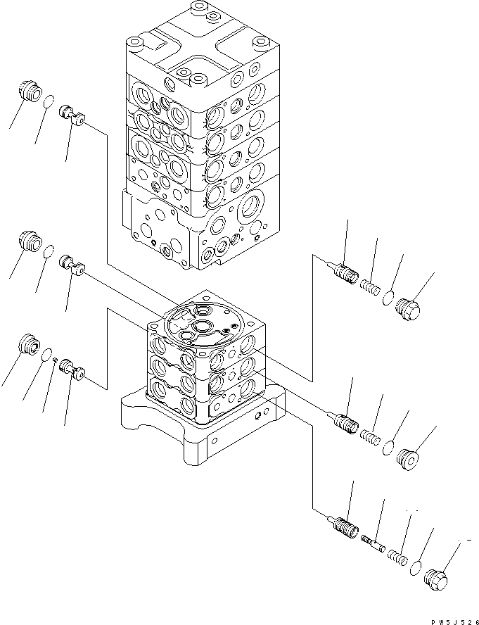Пробка 723-26-16660 KOMATSU