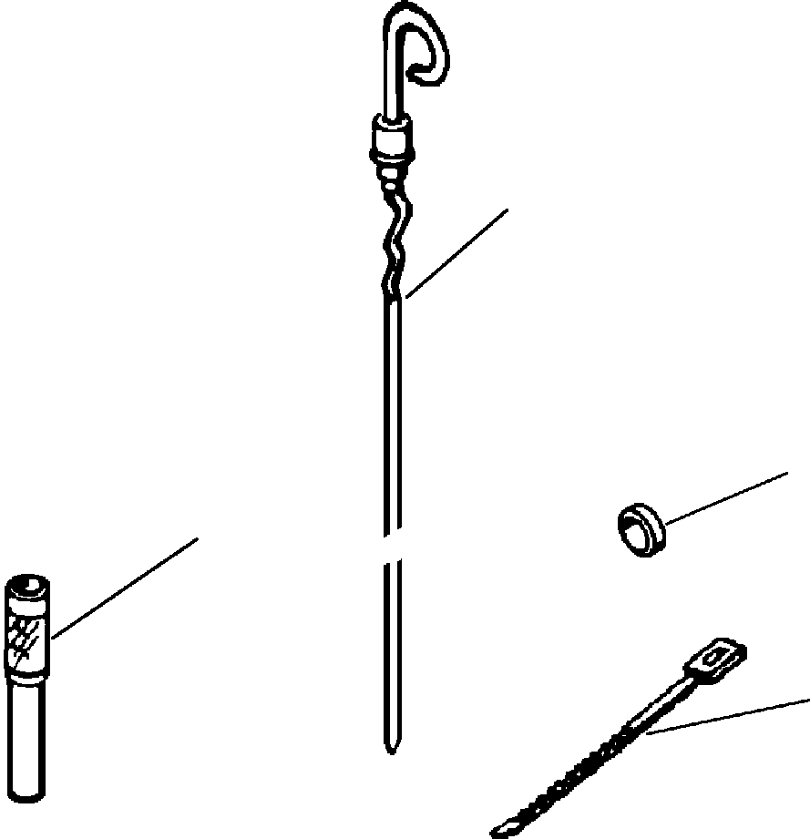 TUBE, OIL GAUGE 6732-21-5410 KOMATSU
