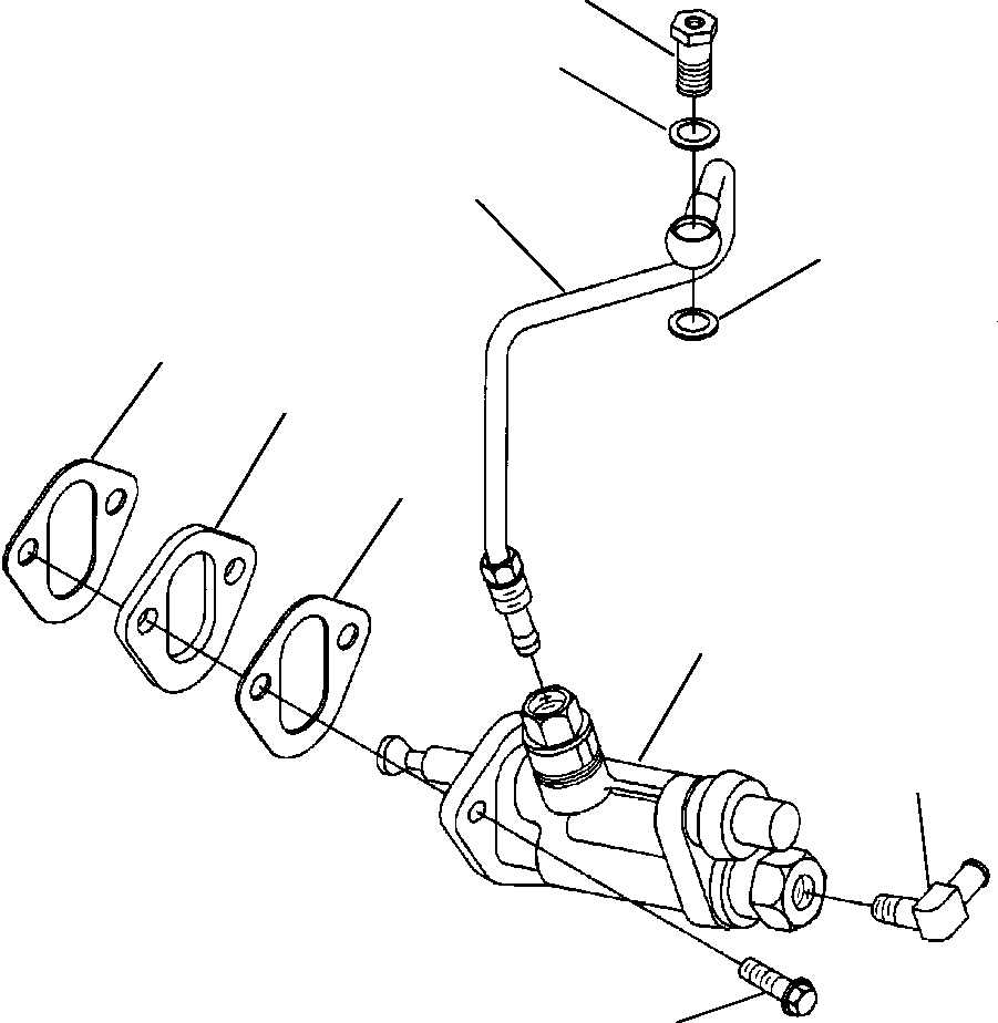 TUBE, FUEL SUPPLY 6732-71-6570 KOMATSU