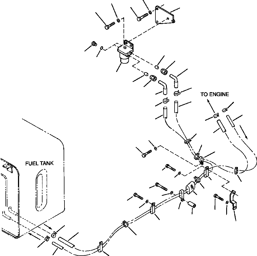 Шланг 07288-21028 KOMATSU