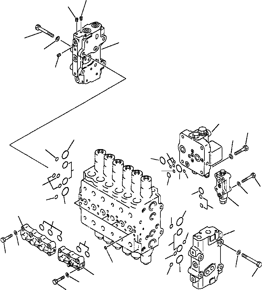 VALVE ASSEMBLY, MAIN CONTROL 723-46-10700 KOMATSU