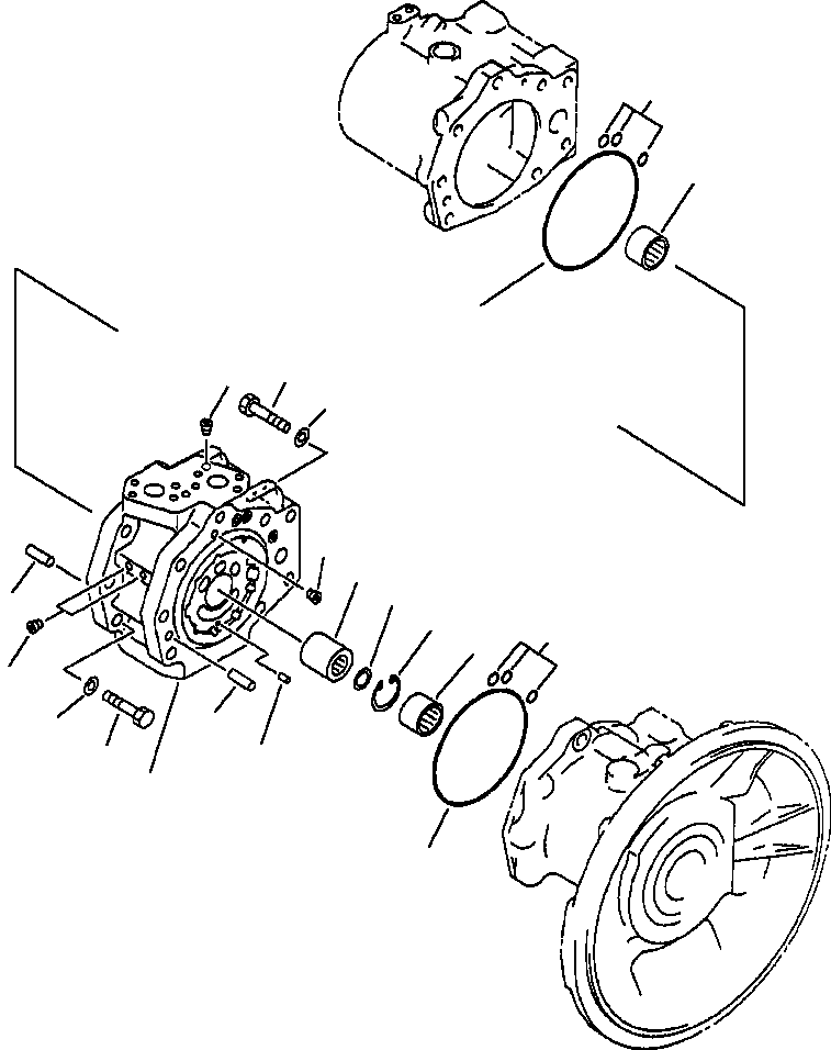 CASE, CENTER 708-2L-04030 KOMATSU