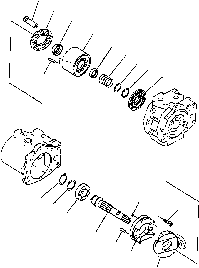 CYLINDER BLOCK ASSEMBLY 708-2L-04050 KOMATSU