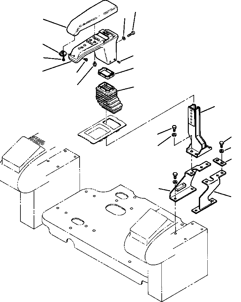 BOOT, ARM REST 20Y-43-22880 KOMATSU