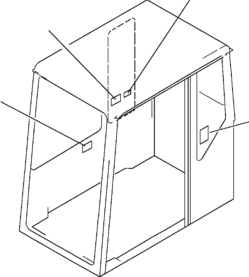 Предупреждающая табличка 205-00-65490 KOMATSU
