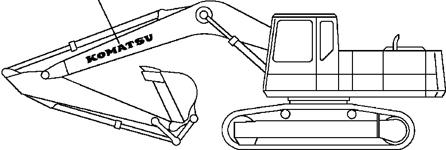 Маркировочная табличка 20Y-00-11112 KOMATSU