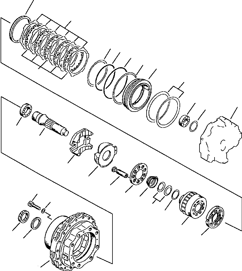 Подшипник 708-8H-12151 KOMATSU