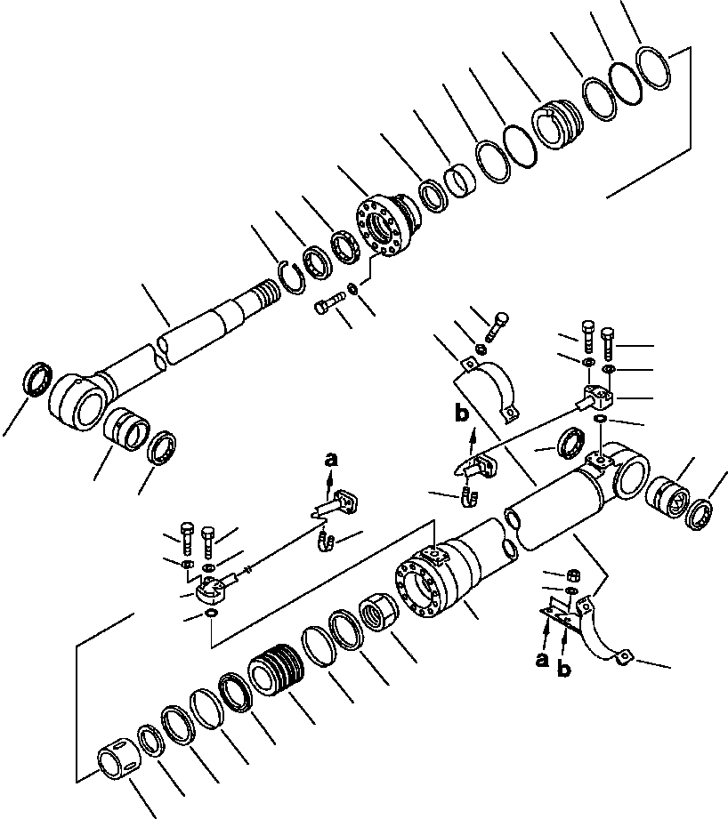 Трубка левая 206-63-53371 KOMATSU
