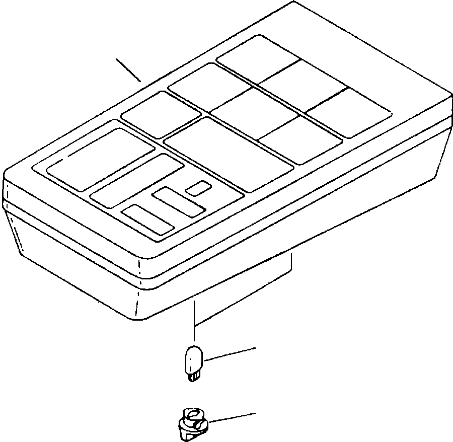 PANEL ASSEMBLY, ELECTRONIC MONITOR AND CONTROL 7824-72-3000 KOMATSU