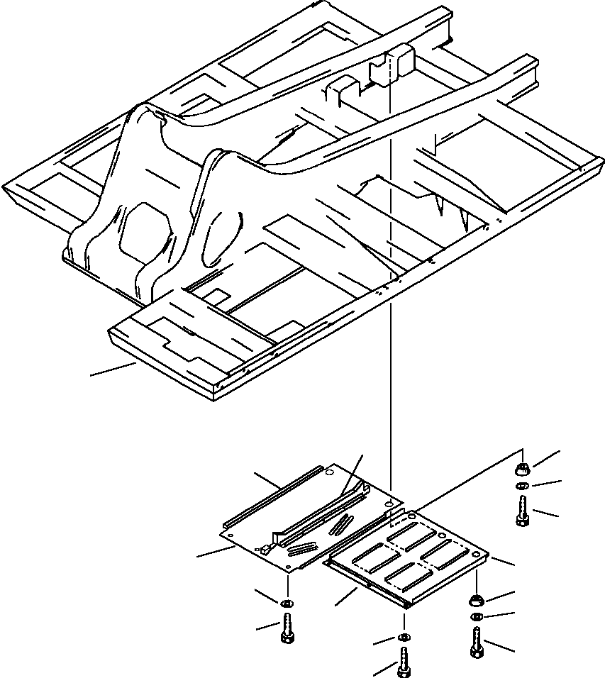 SHEET (BENEATH COVER) 20Y-54-16480 KOMATSU
