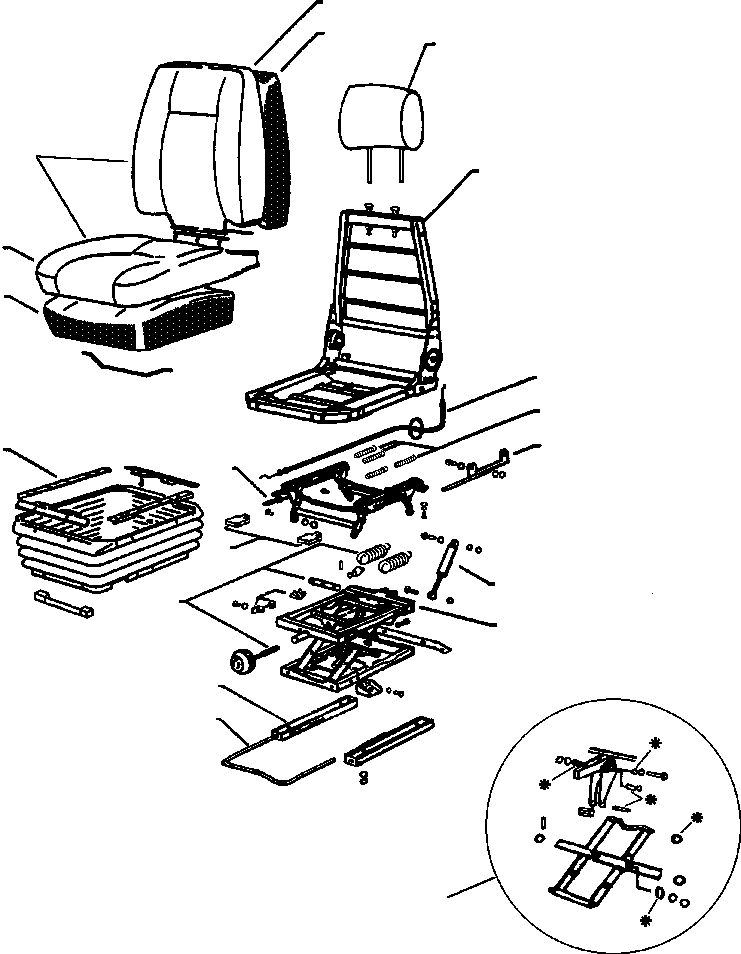 FORE AND AFT ADJUSTMENT KIT 205-57-A1530 KOMATSU
