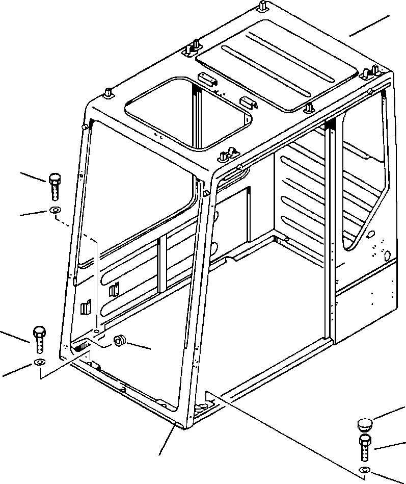 Проходная втулка 20Y-00-18980 KOMATSU