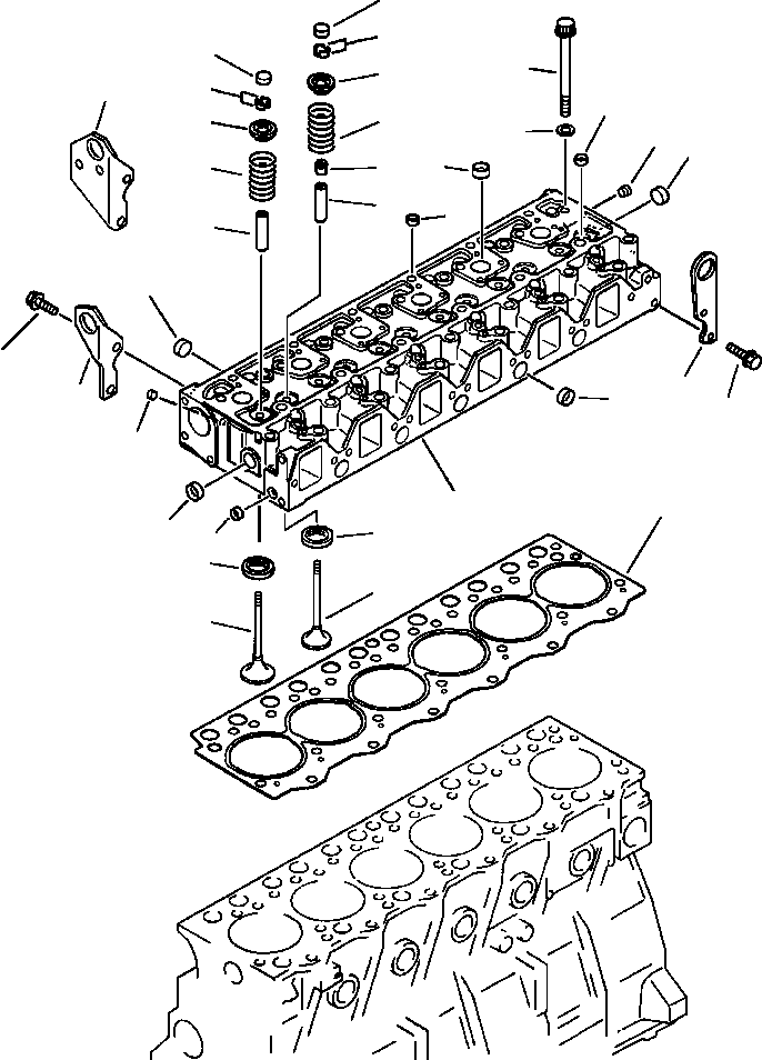 Впускной клапан 6209-41-4110 KOMATSU