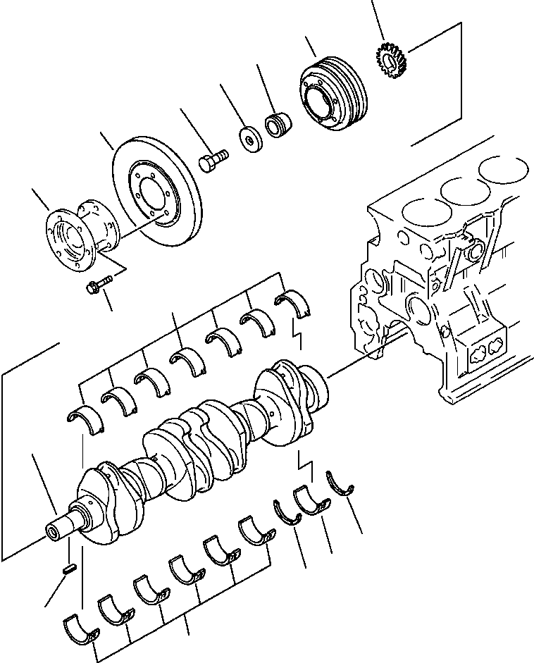 PULLEY¤NON HARDENING,CRANK (LARGE CAPACITY TYPE) 6207-31-1430 KOMATSU