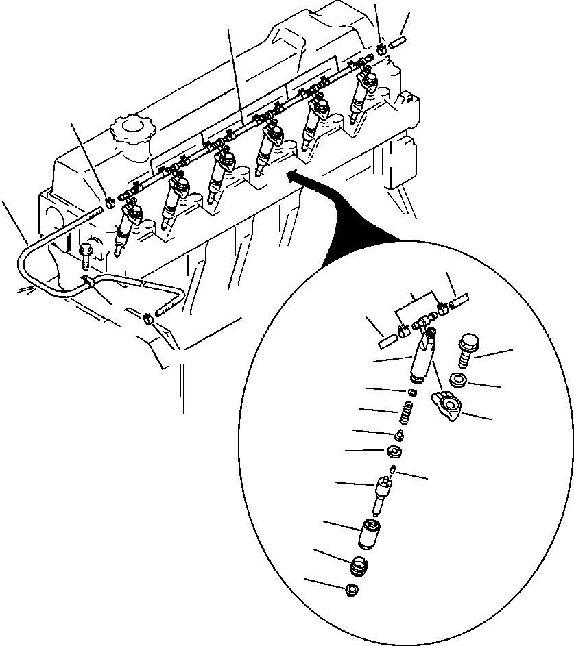 HOSE,(SEE FIG.0421-16) 6207-71-5310 KOMATSU