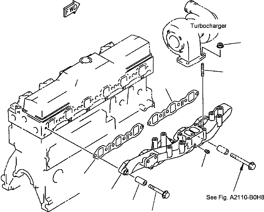 MANIFOLD,EXHAUST 6207-11-5190 KOMATSU