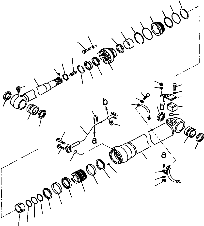 Цилиндр в сборе 205-63-03121 KOMATSU