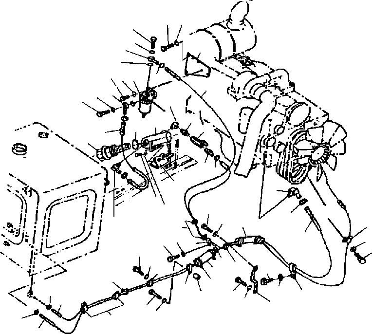 Шланг 07288-01219 KOMATSU