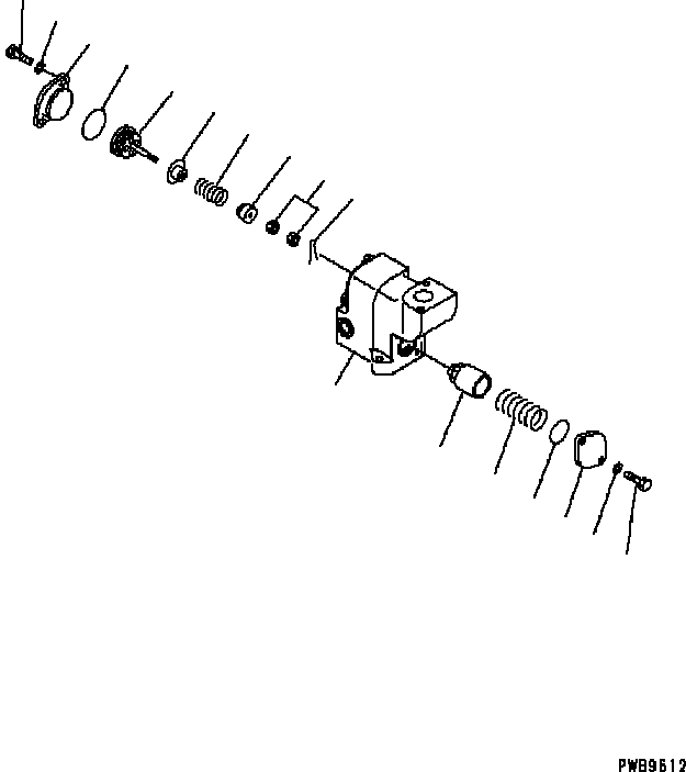 VALVE ASS’Y 205-60-22282 KOMATSU
