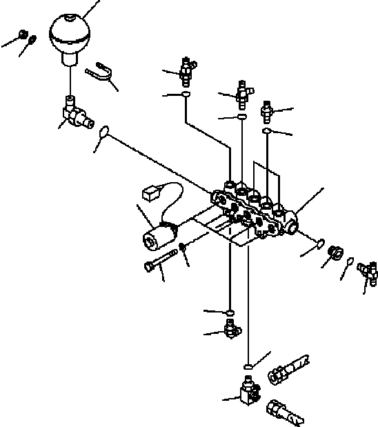 Клапан в сборе 206-60-51101 KOMATSU