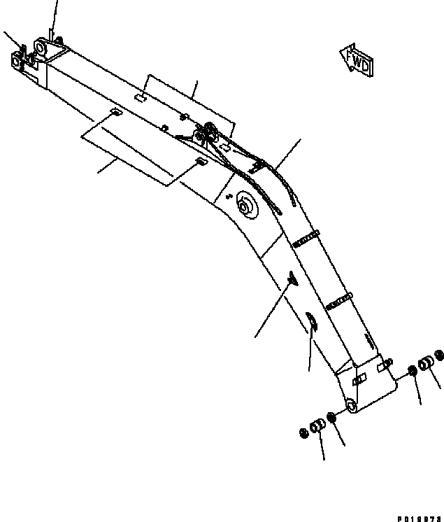 Стрела в сборе 20Y-70-00530 KOMATSU